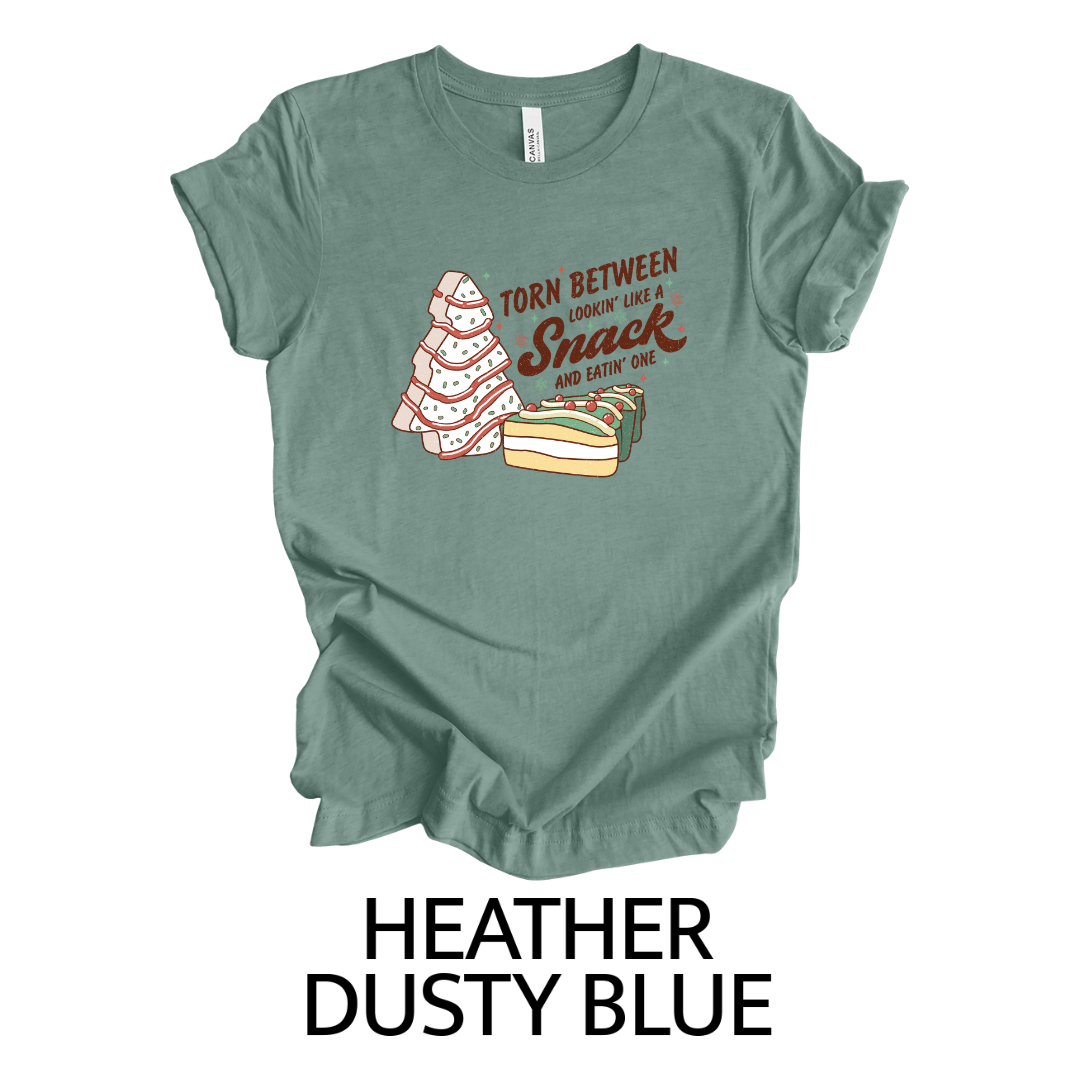 Kringle Krate Christmas Store "Torn Between Look'n Like a Snack or Eating One" T-Shirt
