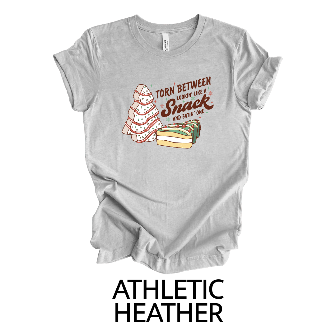 Kringle Krate Christmas Store "Torn Between Look'n Like a Snack or Eating One" T-Shirt