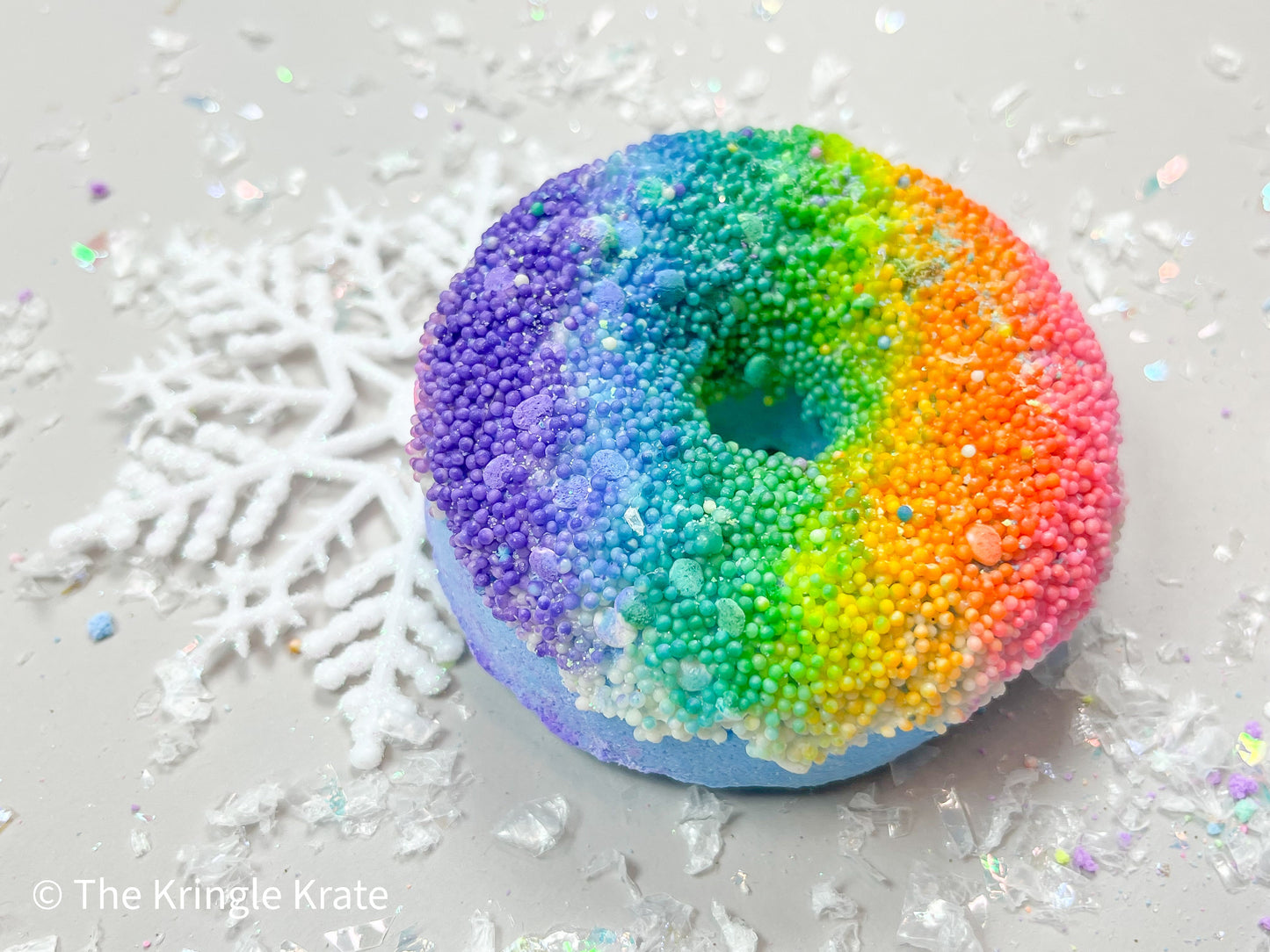 Kringle Krate Christmas Store Rainbow Bath Bomb