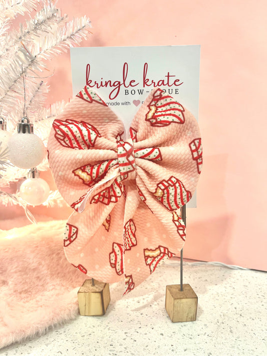 Kringle Krate Christmas Store Little Debbie Christmas Tree Cake Sailor Bow