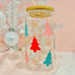 Kringle Krate Christmas Store Christmas Tree Beer Can Glass
