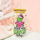 Kringle Krate Christmas Store “Feeling Extra Grinchy Today” Beer Can Glass