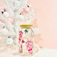 Kringle Krate Christmas Store Pink Stanley & Christmas Tree Cakes Beer Can Glass