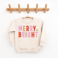 Kringle Krate Christmas Store Merry & Bright Youth Crewneck Sweatshirt