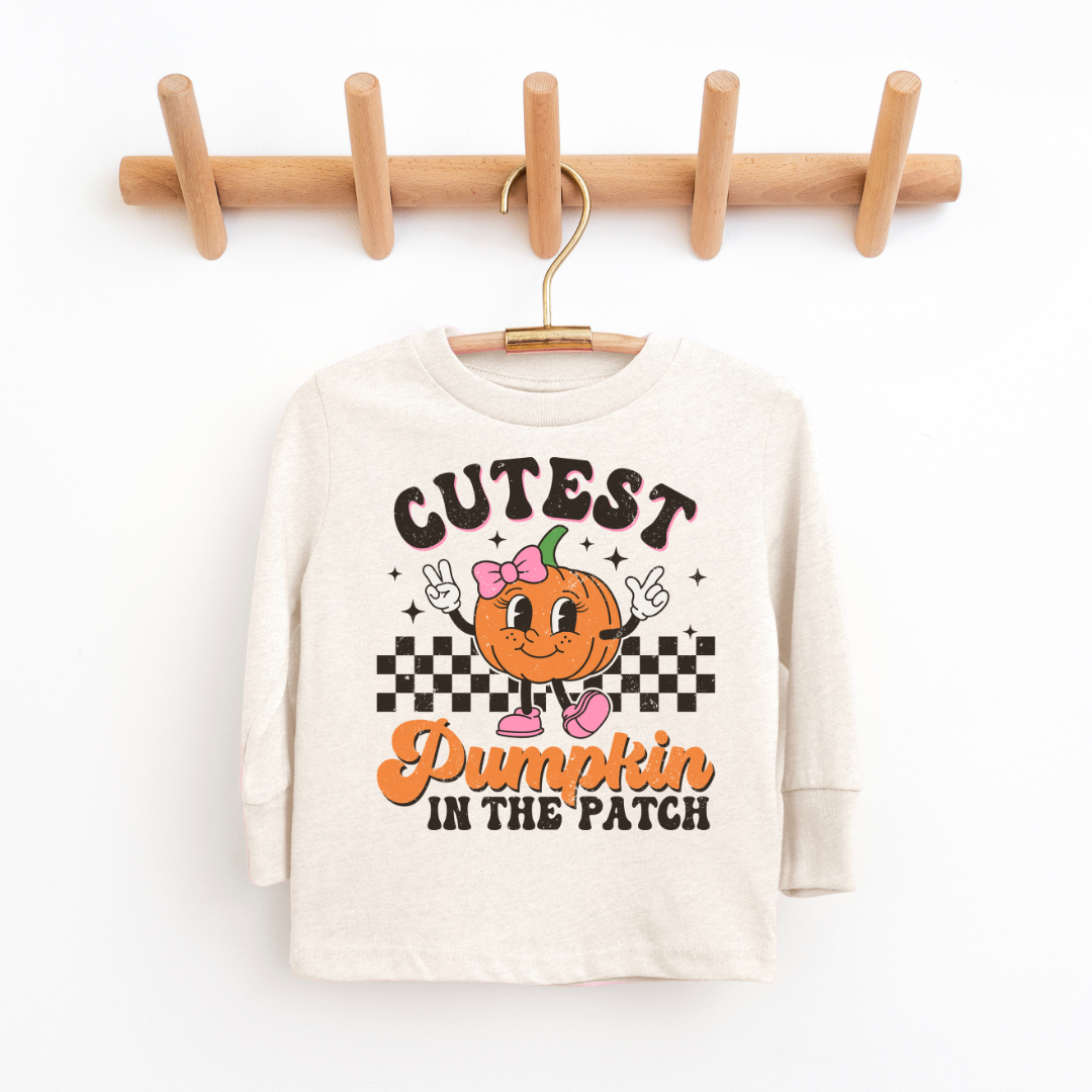 Kringle Krate Christmas Store Cutest Pumpkin in the Patch Long-Sleeve T-Shirt