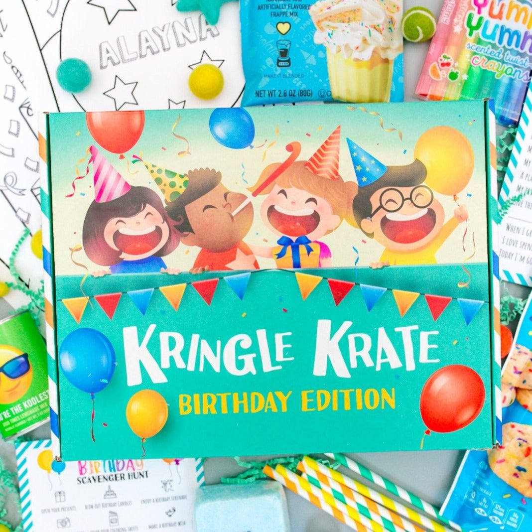 Kringle Krate Birthday Box for Kids