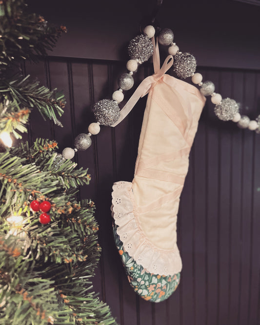 Kringle Krate Christmas Store Ballerina Christmas Stocking