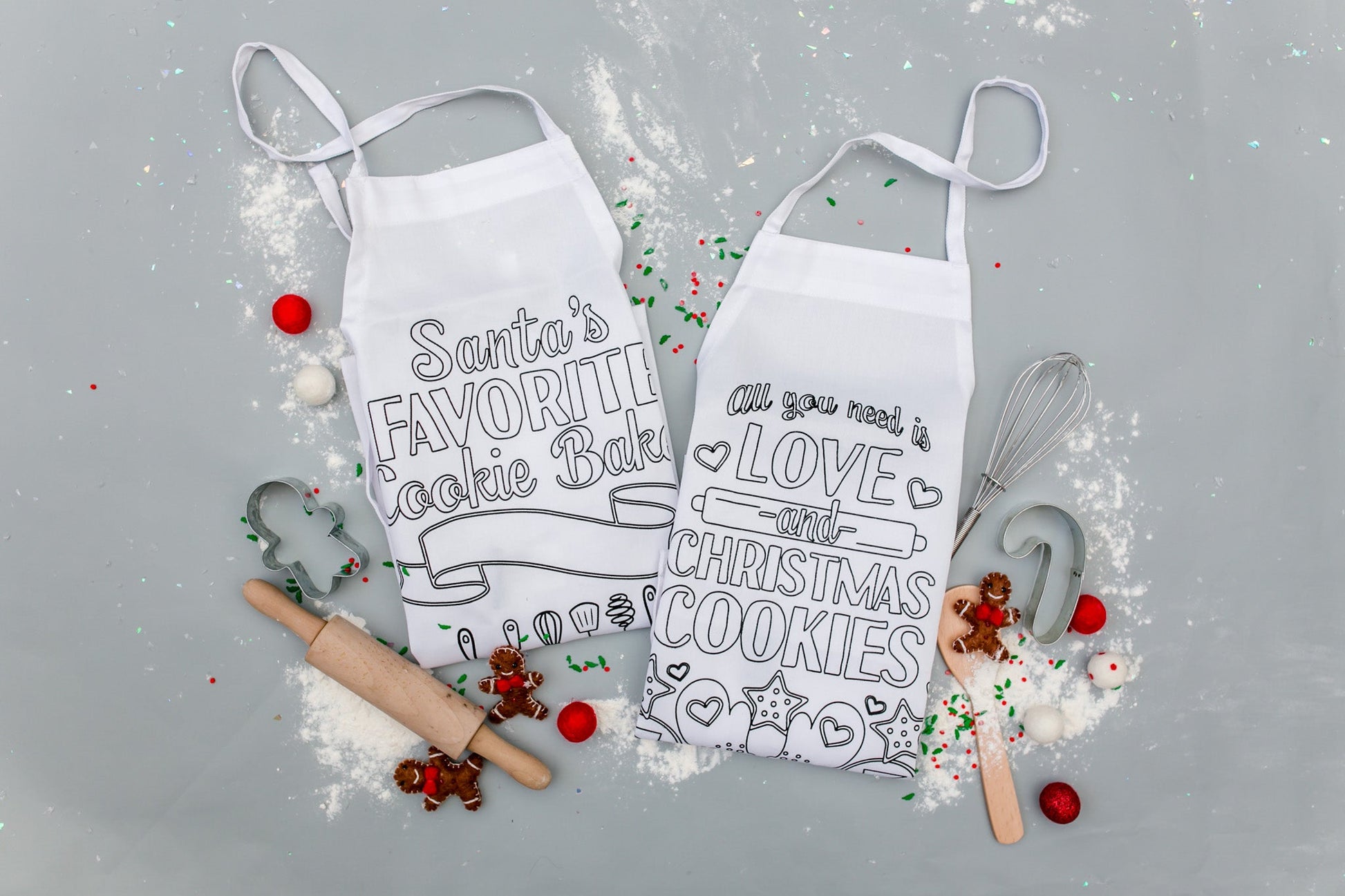 Kringle Krate Christmas Store Children's Christmas Apron - Santa's Favorite