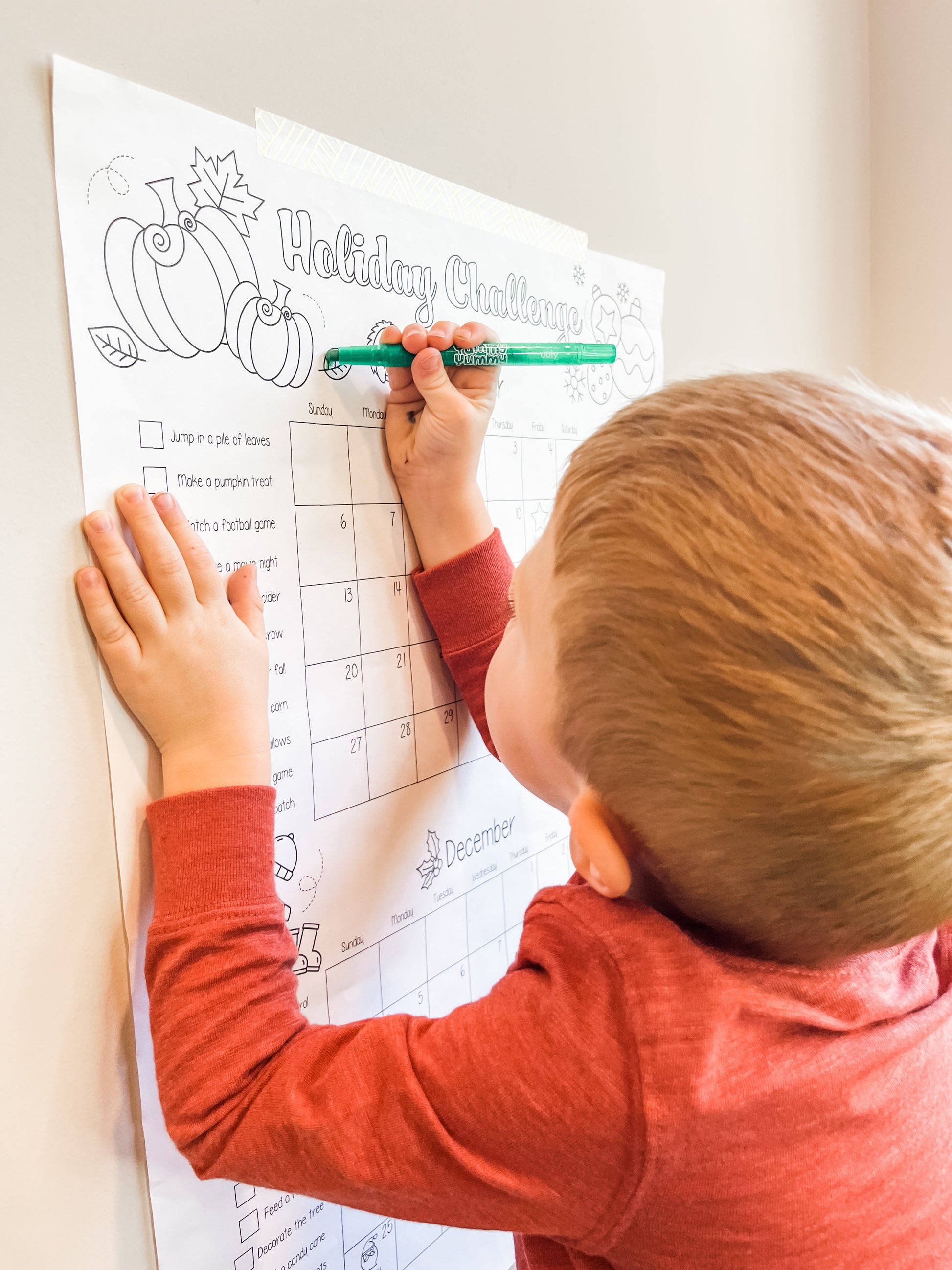 Kringle Krate Christmas Store Holiday Countdown Calendar (November & December)